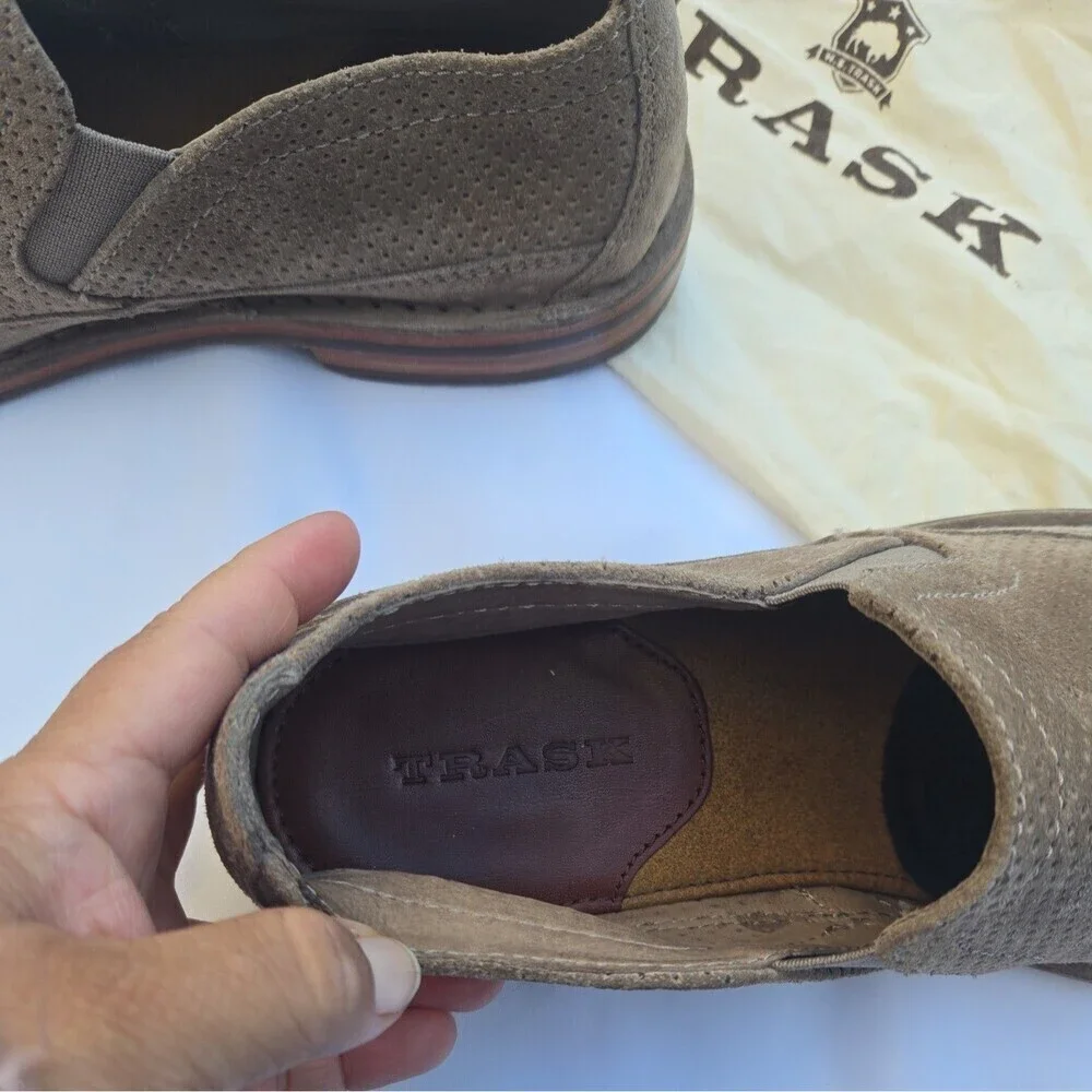 Trask Men's Bradley Loafers (Taupe) size 8.5 M made in India